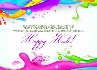 Happy Holi Quotes for Friends in English for Facebook 2015